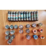 Vintage Fuses Glass And Cartridge Lot of 31 GE Buss Econ Major Eagle Fus... - $59.11