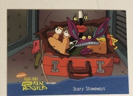 Aaahh Real Monsters Trading Card 1995  #14 Scary Stowaways - £1.55 GBP