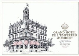 Maastricht Holland  Postcard Grand Hotel De L&#39;Empereur Best Western - £2.36 GBP