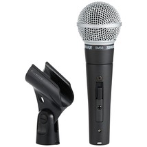 Shure SM58S Cardioid Dynamic Vocal Microphone with On/Off Switch, Pneumatic Shoc - £131.08 GBP