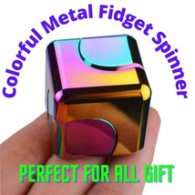 Colorful Metal Hand Spinner /Aluminum Alloy Fidget Spinner for Gift &amp; Co... - £20.69 GBP+