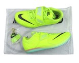 Nike High Jump Elite Jumping Spikes Mens Size 9.5 Volt Mint NEW DR9925-700 - £47.14 GBP