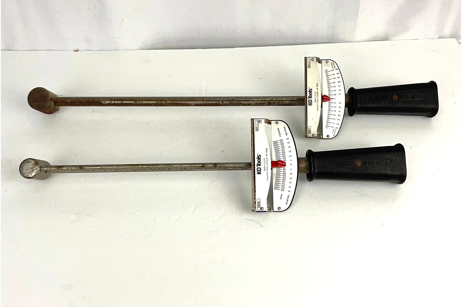 VTG K-D Tools Manual Torque Wrench K-D No. 2956 2957 LOT of 2 - $35.10
