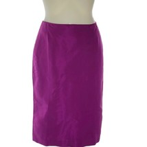 LINDA ALLARD for ELLEN TRACY Skirt Dupioni Silk Pencil Midi Women&#39;s - $116.99