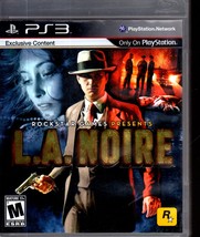 Playstation 3 - ROCKSTAR - L.A. NOIRE (Complete with Manual)  - £8.65 GBP