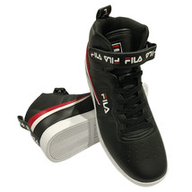 Nwt Fila Msrp $94.99 Men&#39;s Black Mid Plus Hi Top Shoes Sneakers Size 12 - £33.42 GBP