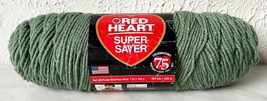 Red Heart Super Saver Medium Weight Acrylic Yarn-Partial Skein Light Sage #0631 - £4.44 GBP