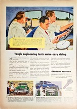 GM General Motors Feather bed comfort test testing 1952 Vintage Print Ad - $14.68 CAD