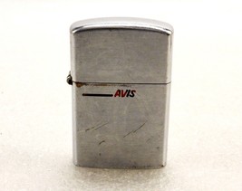 Avis Rent-A-Car Advertising Lighter, Vintage Flip-Top, &quot;Avis Features Plymouth&quot; - $19.55