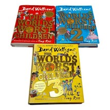 Worlds Worst Children David Walliams Books Lot 3 Vol 1 2 3 HC DJ - $60.28