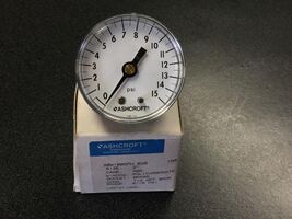 Ashcroft 20W1005PH02B 2" Dial Pressure Gauge,  0-15 Psi  1/4" NPT  - $15.42