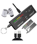 Diamond Tester Pen Professional Jewelry Diamond Tester with 60X Jewelry ... - $46.24 CAD
