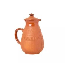 Handmade Terracotta Clay Classic Water jug with Lid Natural Earthen Clay Jug for - £71.92 GBP
