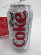 Coca-Cola Kurt Adler Diet Coke Beaded Can Holiday Christmas Ornament - £8.21 GBP