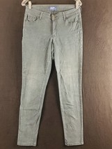 Old Navy Jeans Womens Rockstar Super Skinny Mid-Rise Green Denim Size 8 Regular - £10.31 GBP