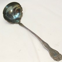1835 R.Wallace A1 Anjou Pattern Silver Plate Punch Ladle 12&quot; - $26.45