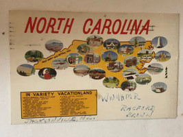 Vintage CB Ham radio Card WN4HMR   Vacationland North Carolina 1962 - £3.97 GBP