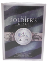 The Soldier&#39;s Bible Army Green Bonded Leather Compact HCSB by Holman Sealed - £19.97 GBP