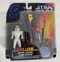 1996 Kenner Star Wars Power Of The Force Deluxe Crowd Control Stormtrooper - £13.20 GBP