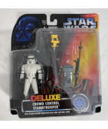 1996 Kenner Star Wars Power Of The Force Deluxe CROWD CONTROL STORMTROOPER - £13.19 GBP