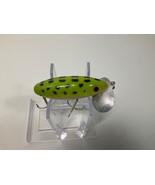 Vintage Fred Arbogast Jitterbug Fishing Lure Green Frog Pattern 2.5&quot; - £8.69 GBP