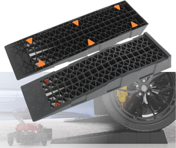 OULEME Low Profile Car Service Ramp with Anti-Slip Blocks, Oil Changes&amp; ... - £42.14 GBP