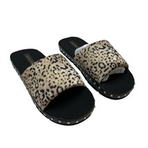 Dolce Vita Womens 9 Mochi Pride Slide Sandals Shoes Neoprene Animal Prin... - £14.72 GBP