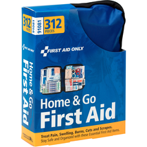 First Aid Only Home &amp; Go First Aid Kit 312 Pieces Great to be Prepared for Many - £27.74 GBP