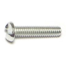 #8-32 x 3/4&quot; Zinc Slotted One-Way Round Head Screws MSCRS-223 (30 pcs.) - £8.68 GBP