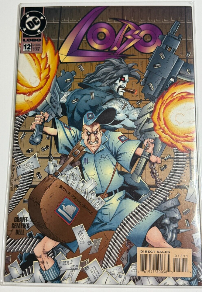 Lobo #12 DC Comics Grant Semeks Dell Main Man Postal Service Action  Direct - $4.99