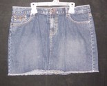 Tommy Hilfiger Jeans Denim Blue Jean Mini Skirt Womens Junior Size 13 - $16.82