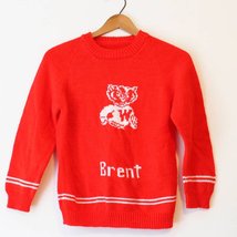 Vintage Kids University of Wisconsin Badgers Sweater - £13.01 GBP