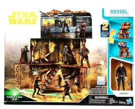 Hasbro Star Wars Kessel Mine Scape Force Link 2.0 Cardstock Playset Age 4 & Up - £50.03 GBP