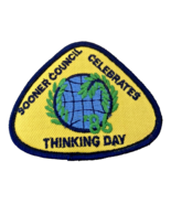 Girl Scout Patch Badge Sooner Council Oklahoma Celebrates Thinking Day 8... - $13.09