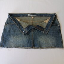 No Boundaries 144665QD Women's Blue Cotton Blend Mini Denim Skirt Size XL(16-28) image 9
