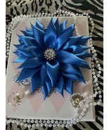 KANZASKI FLOWER FOR BROOCH OR HEADBAND (MANY DIFFERENT COLORS) - $12.00