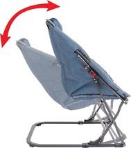 Mac Sports Rf904Dr-100 Diamond Rocker Chair, Steel Blue - £102.81 GBP