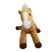 Pony Horse Plush Stuffed Animal Toy Aurora World 2018 Foal Equestrian Brown Farm - £10.74 GBP