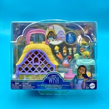 Star &amp; Valentino Disney Wish Mini Playset with Mini Figures, 10 Pieces - £18.11 GBP