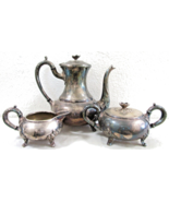 Antique Sheffield EPNS Model 57 Open Blossom Coffee Service - $272.25