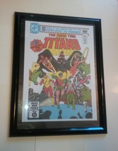 New Teen Titans #1 Poster FRAMED Robin (1980) by George Perez TV Series DCU - £72.28 GBP