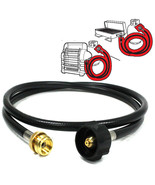 4FT QCC Propane Adapter Hose LP Tank to Gas BBQ Grill Camp Stoves OutDoo... - $16.82