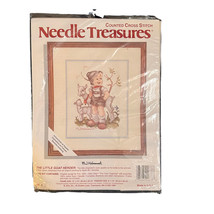 Little Goat Herder Hummel Needle Treasures Counted Cross Stitch Kit 8x10&quot; 02678 - £10.40 GBP