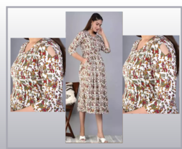 Attractive Pregnant / Maternity Women Kurti Gown Suit Easy baby Feeding ... - $666.95 MXN