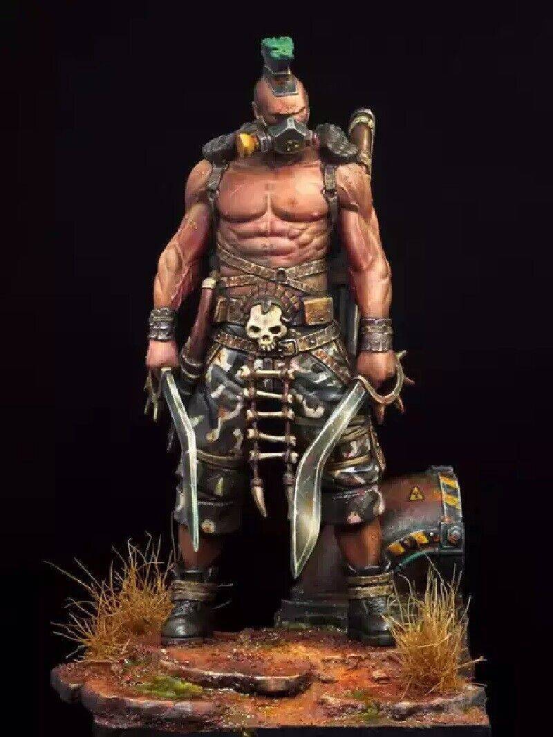 1/24 Resin Model Kit Warrior Barbarian Post Apocalypse MadMax Unpainted ...