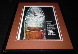 1965 Coca Cola Coke Surfing 11x14 Framed ORIGINAL Vintage Advertisement - £35.40 GBP