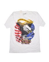 Vintage Desert Storm T Shirt Mens M US Military Support Our Troops Eagle... - $15.39