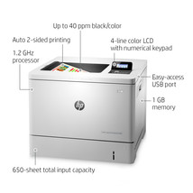 HP Laserjet M553DN B5L25A  Duplex Network Color Printer - £550.44 GBP
