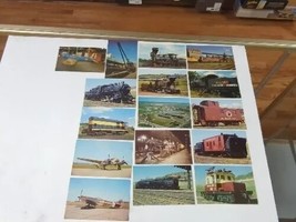 16 Vintage Postcard Lot Railroad Locomotive -DMIR- USS-NORTHERN Pacific Ho - £10.94 GBP