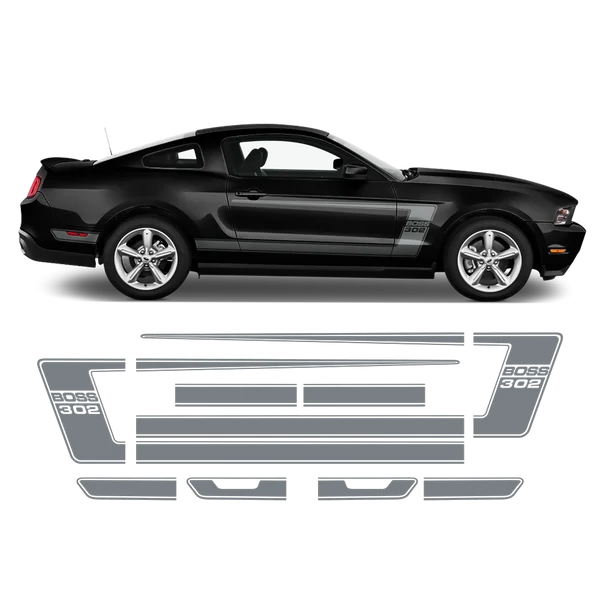 Boss 302  Car Side Door Decal Sticker 2015 - 2022 Pac Vinyl Pattern Stri... - $114.77